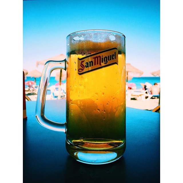 The best after a hard day of work #sanmiguel #beer #summer @vsco #iphone6