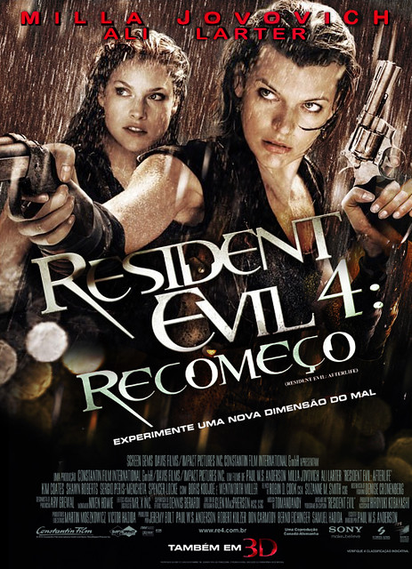 Resident Evil 4: Recomeço, Poster do RE4, esse poster não f…