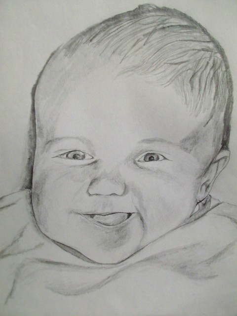 My daughter, drawing from 2006