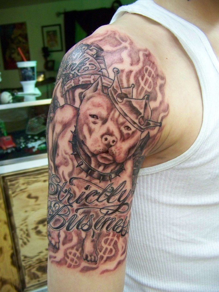 Pit bull Tattoo.