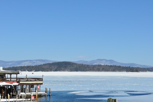 blue winter white lake snow mountains cold ice water rural docks newengland newhampshire sunny nh hills clear icy laconia lakewinnipesaukee weirsbeach lakesregion ossipeemountains