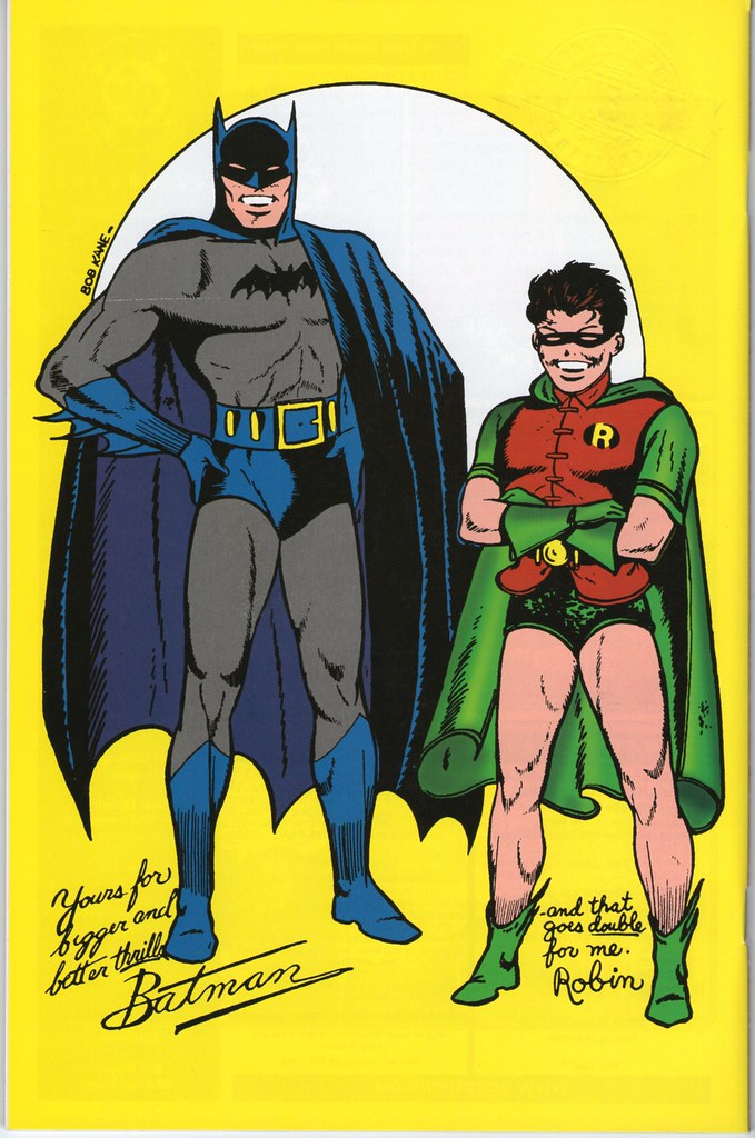 DC Comics Millenium Editions: Batman No. 1 (back cover) | Flickr