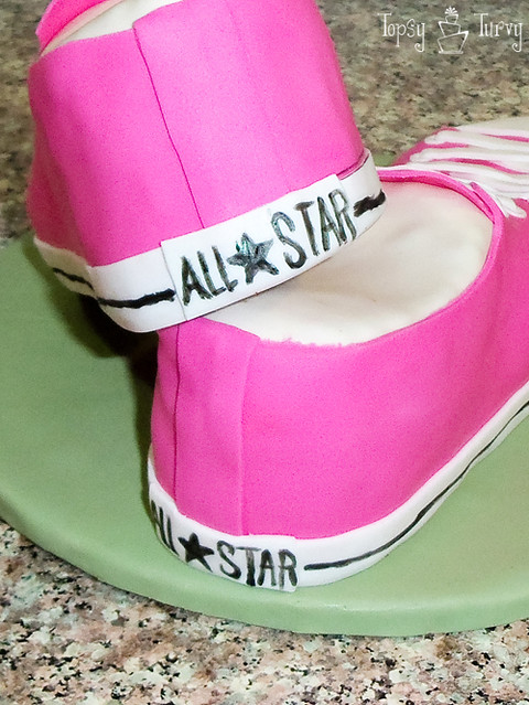 converse shoe cake fondant birthday details … | Flickr