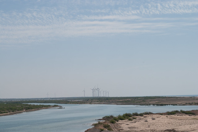 Windmills along the Arabian Sea