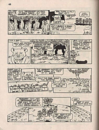 ComicsReview #62 :: 'Teenage Mutant Ninja Turtles' { newspaper strip } 0408-04111991,  " The Last Gaea Tree" pg.48 (( 1991 )) by tOkKa