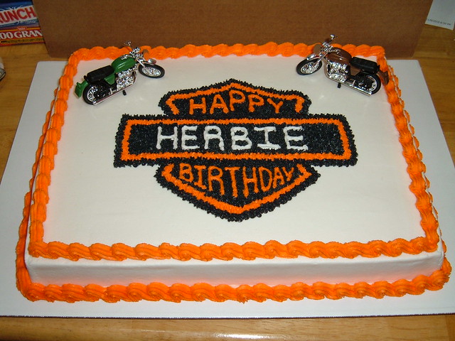 Harley cake for Herbie
