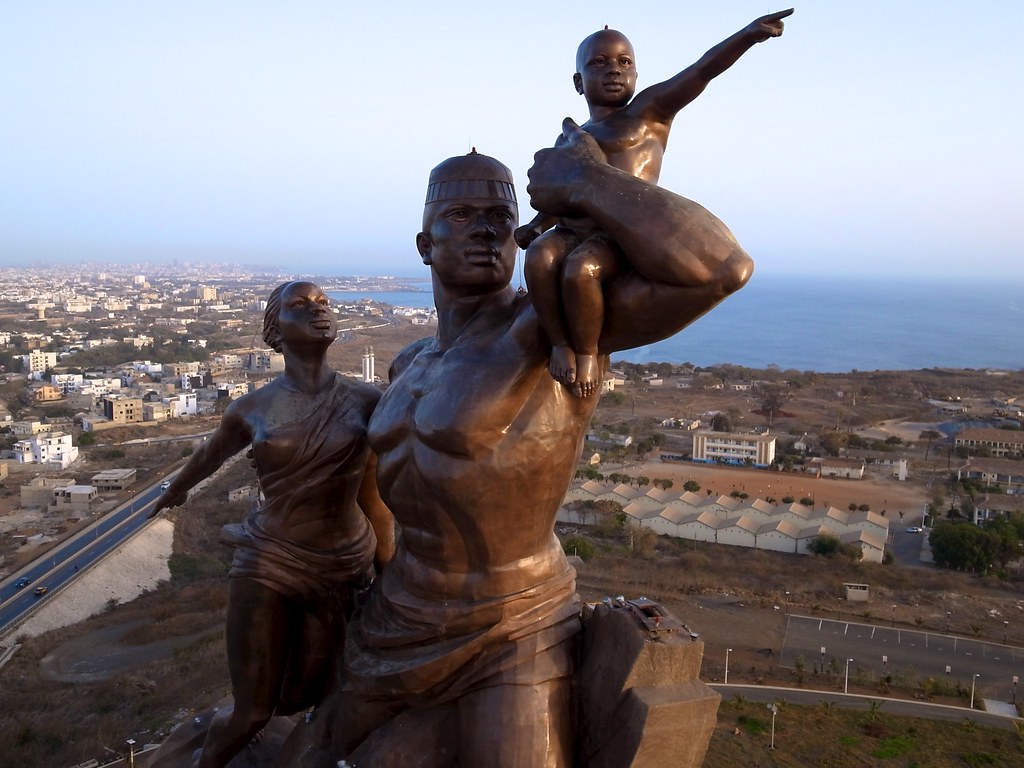 African Renaissance Monument - From Above