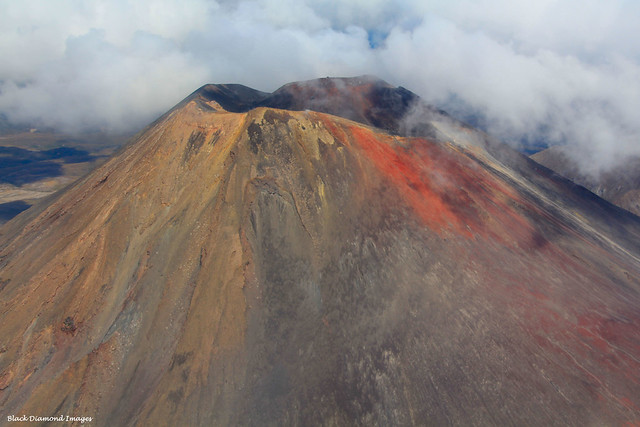 Volcanic Cone - Mt Ngauruhoe, Tongariro World Heritage National Park, North Island, New Zealand