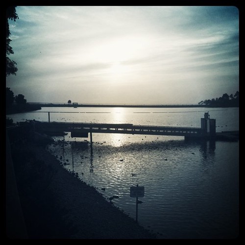 sunset lake square dock squareformat walden miramar iphoneography instagramapp uploaded:by=instagram foursquare:venue=87868