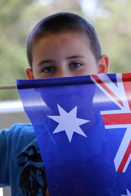 Lovin that Aussie flag :-)