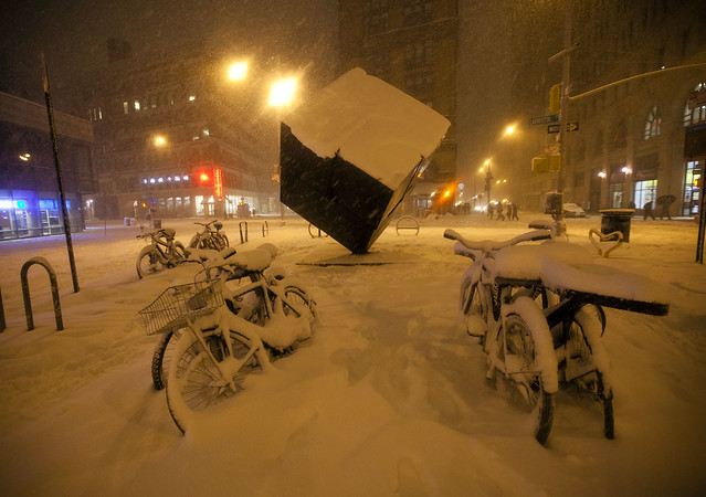 Astor Place in the Blizzard
