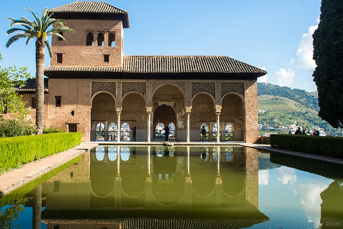 water architecture reflections spain alhambra granada oru generalife 2015