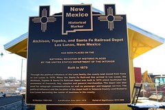 Old Atchison, Topeka and Santa Fe Railroad Depot (Los Lunas, New Mexico)