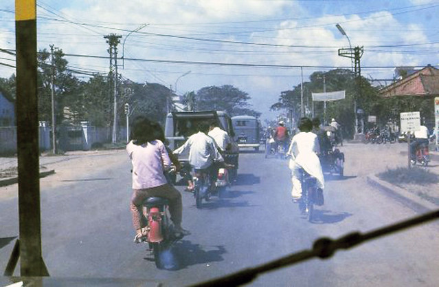 1967 Photo by Mike Williams - Scene along the main road entering Saigon