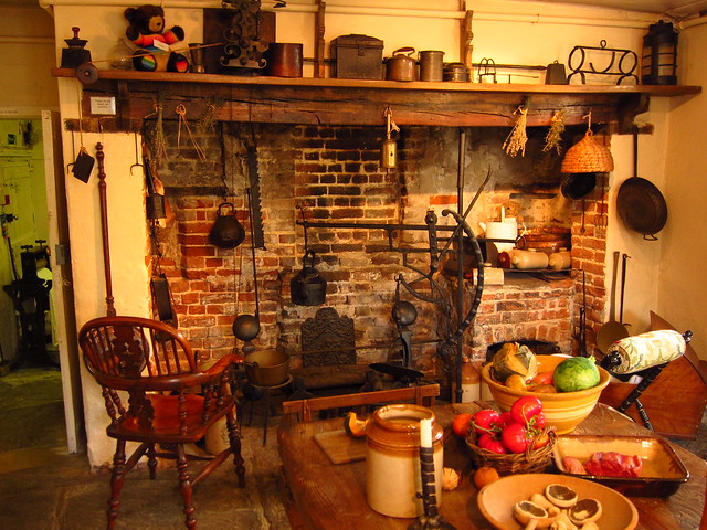 Kitchen at the Church Farmhouse Museum, Hendon