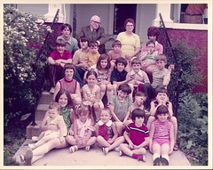 Scan_BJ, Kathleen, daughter Mary & 21 grandchildren - five more, including Emmet & Elliot, # 25 & 26, weren't even a twinkle