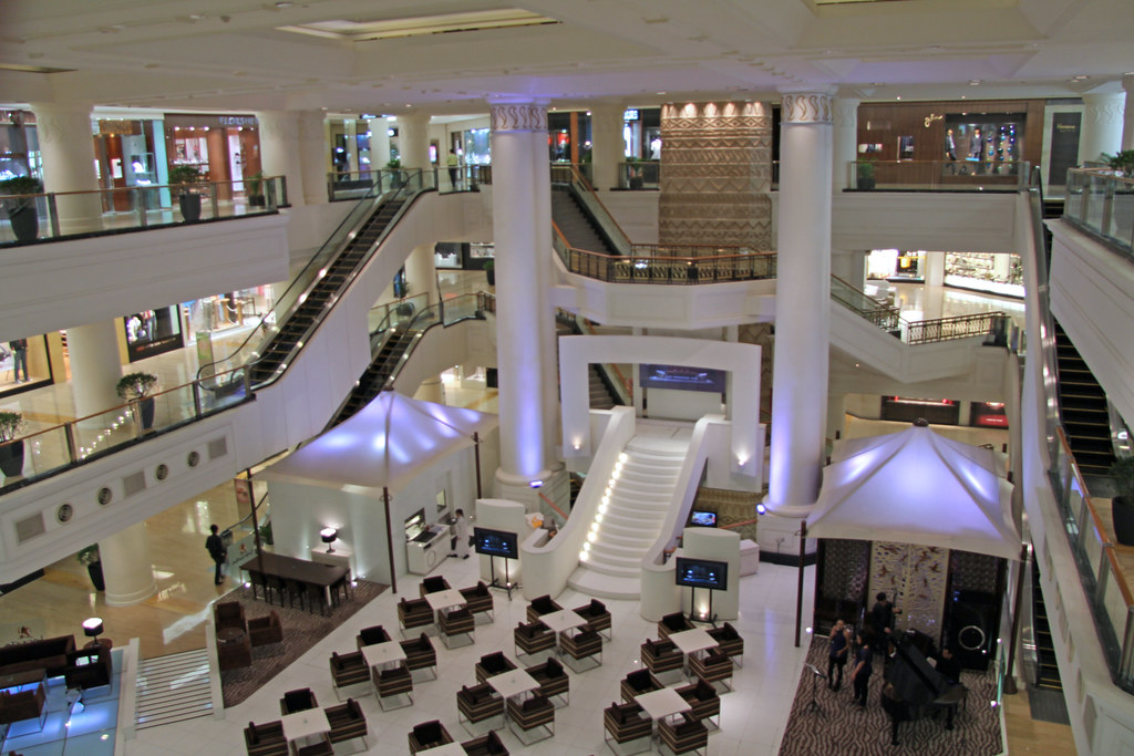 Interior of “ Plaza Senayan “ shopping mall - Jakarta, Indonesia