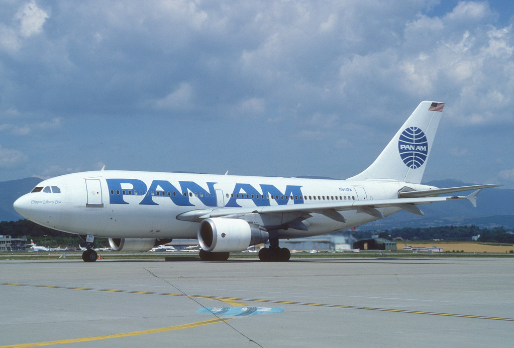 Pan Am Airbus A310-300; N814PA, July 1989/ CLT | First fligh… | Flickr