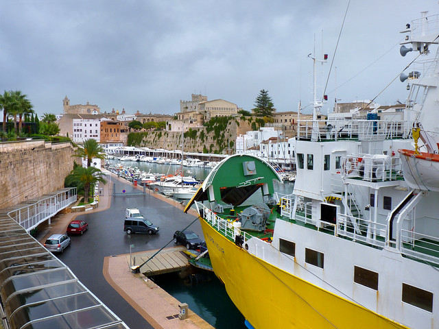 Ferry crossing from Ciutadella to Barcelona