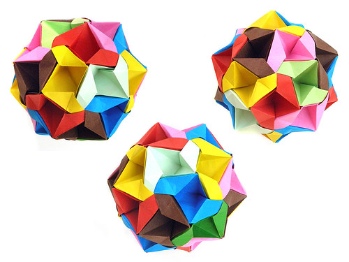 origami symmetry dodecahedron kwan polyhedra modularorigami icosahedral danielkwan simplepaper
