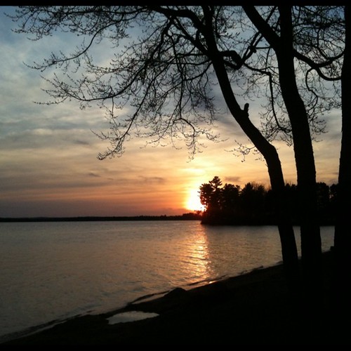 Sunset over Golden Lake by mathewingram, square squareformat normal iphoneography instagramapp uploaded:by=instagram foursquare:venue=5273852