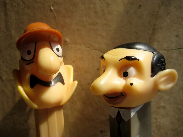 Inspector Clouseau / Peter Sellers and Mr Bean / Rowan Atkinson PEZ 7910
