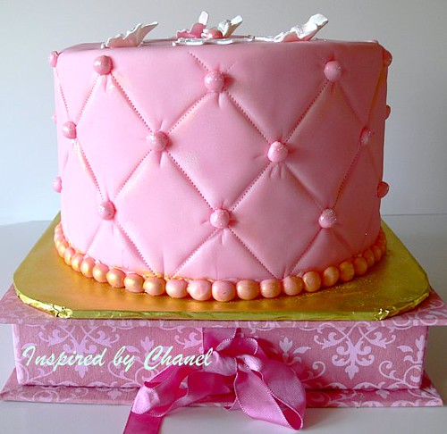 Chanel inspired Birthday Cake