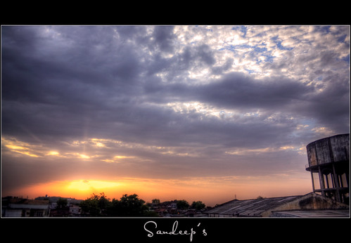sunset sun india canon photography eos rebel sandeep rays xs processed hdr sandeeps jabalpur 3xp shukla indianview 1000d canoneos1000d sandeepsphotography sndpshukla sandeepshukla