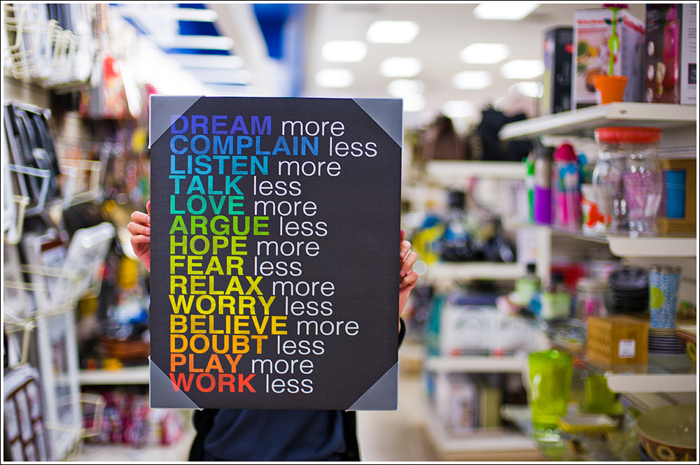 Less talk more work. Love more worry less. Aream. Alex less believe. Less talk more