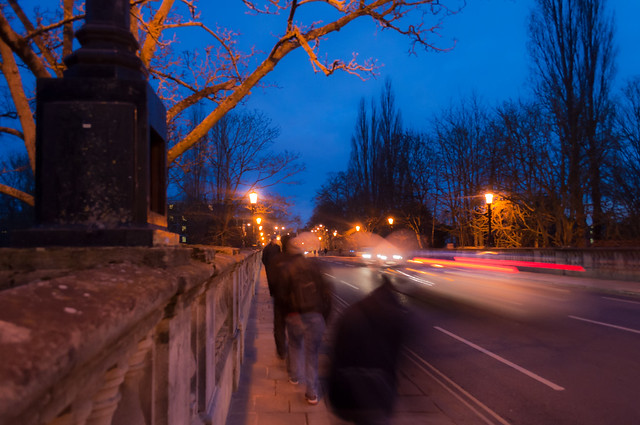 Magdalen Bridge blur, Oxford