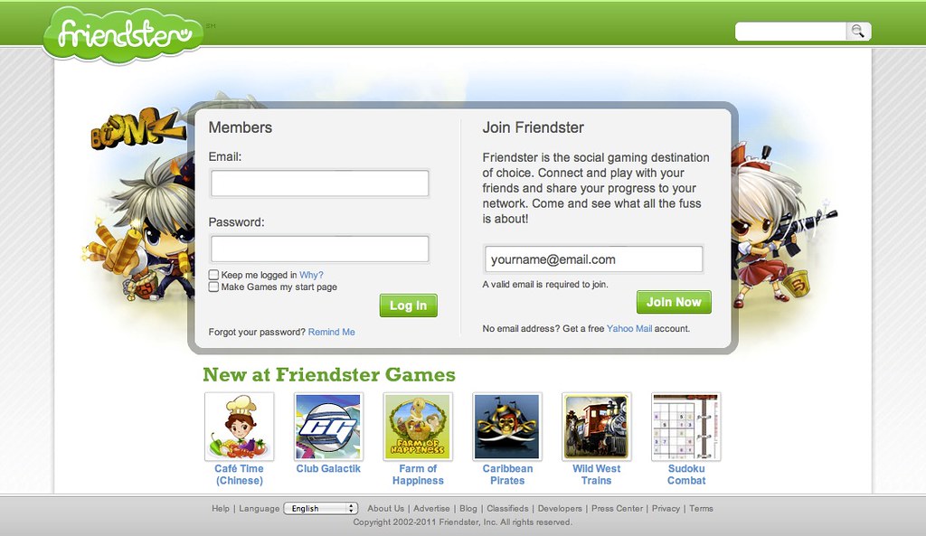 Sign up friendster com www The Friendster