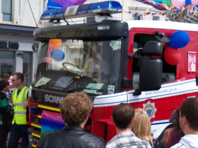 West Sussex Fire & Rescue Service at Brighton Pride 2010