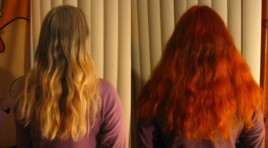 20110409 - Carolyn's new hair - 1 - before-diptych-after (… | Flickr