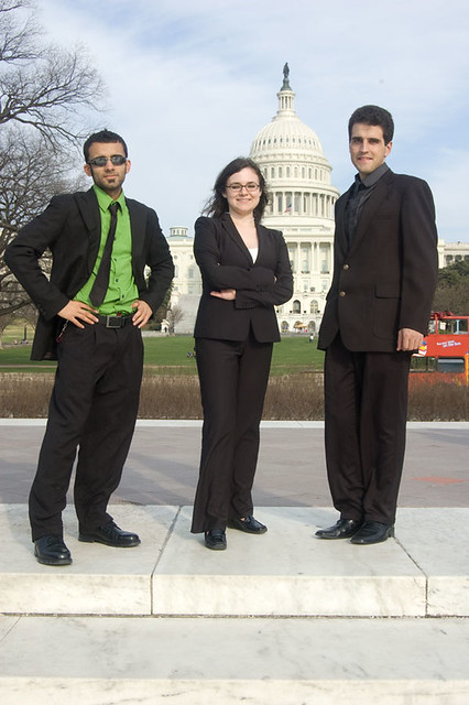 Students on Capitol Hill from the Columbia University SSDP chapter