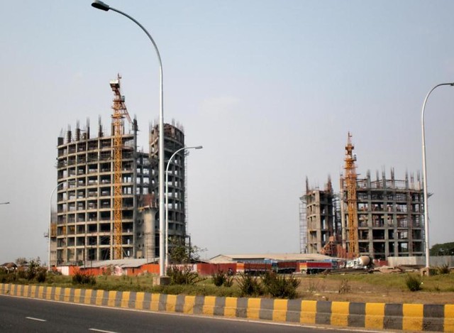 Westin Hotel under construction  in New Town Kolkata