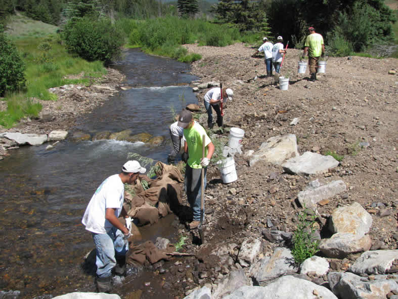 Youth Conservation Corps Work on Kerber Creek