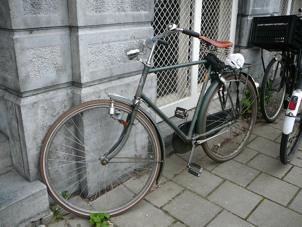 Pessimist rekruut geweer Oude Gazelle fiets (vintage bicycle, vélo ancien), Amsterd… | Flickr