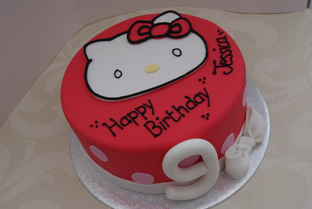Hello Kitty Tier Design Cake  Custom Cake Bakery  CrÔøΩme Castle  Creme  Castle