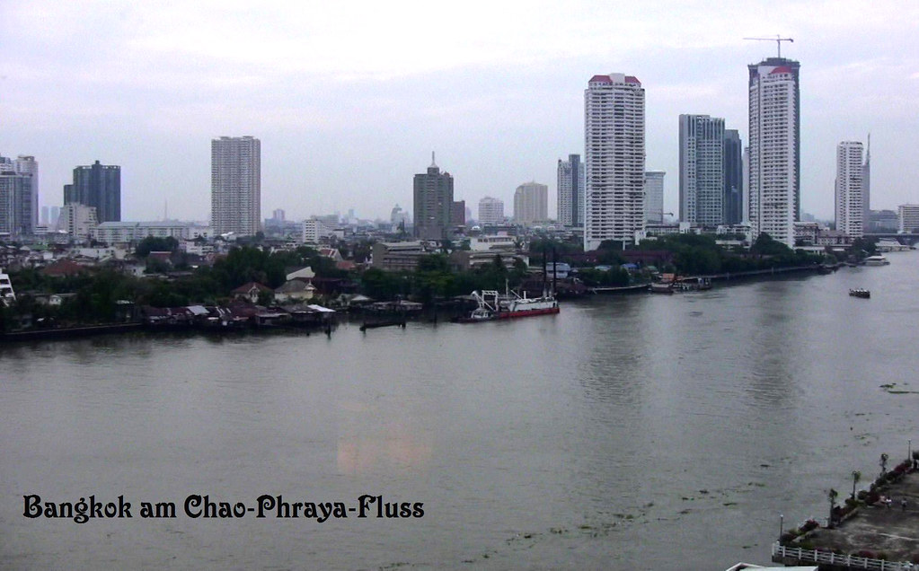 THAILAND-Bangkok, am Chao Phraya  - 3