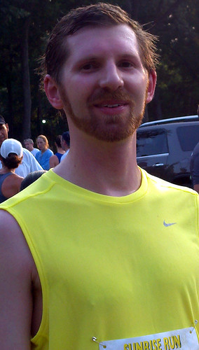 Simpsonville Sunrise Run 8K by binrock.mike, Here I am after finishing the Simpsonville Sunrise Run 8K. I finished the race in 41:11.sc running