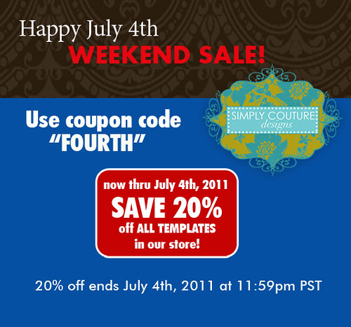 July 4th 2011 Weekend Sale