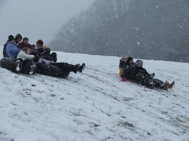Sledding at Hungry Mother