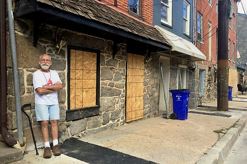 A casual photographer near his home on Main Street in flood ravaged Ellicott City, Maryland. | by In Memoriam: A CASUAL PHOTGRAPHER