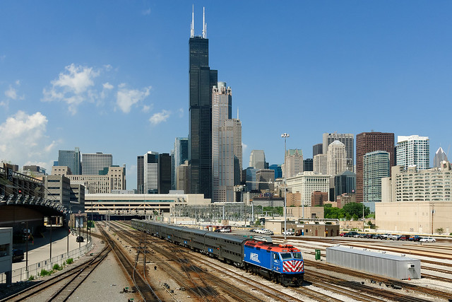 METRA Chicago-Orland Park in der Union Station Chicago