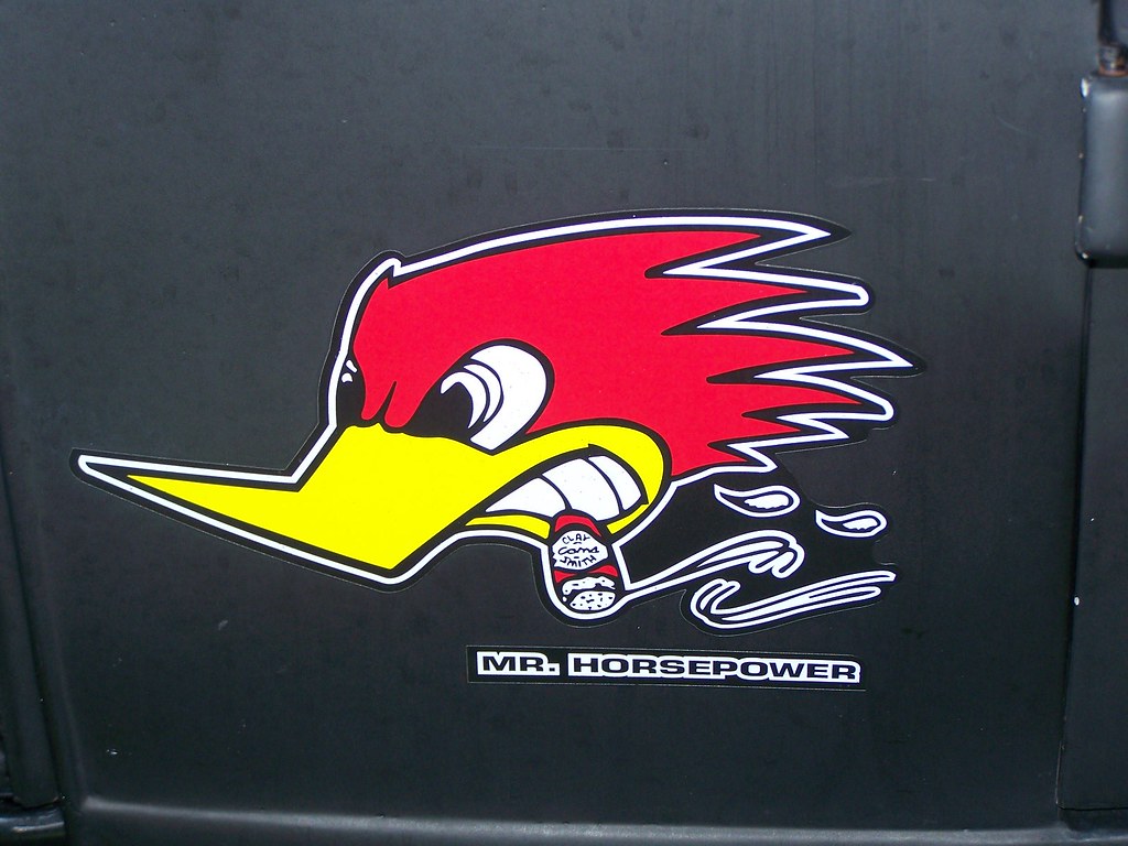 Mr.horsepower decal on 1932 ford.