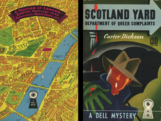 Dell Books 65 - Carter Dickson - Scotland Yard: Department of Queer Complaints (with mapback)