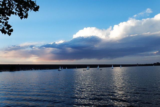 Cherry Creek Reservoire sail boat race