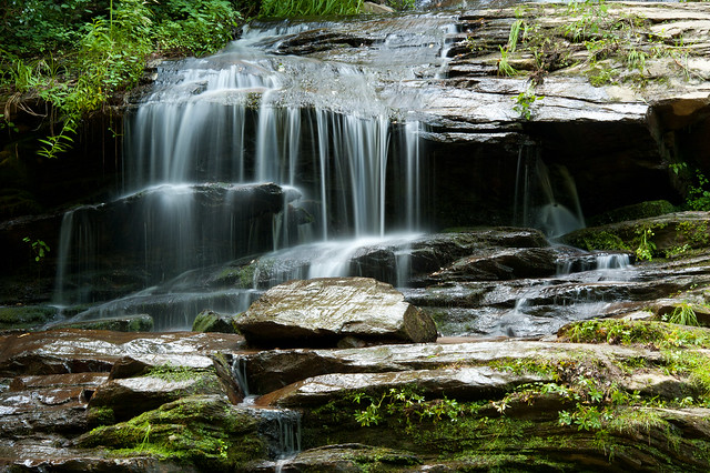 Tom Branch Falls (close up) - Deep Creek Area