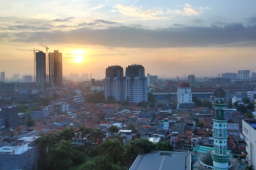 jakarta indonesia indonesië asia azië sunrise skyline album069