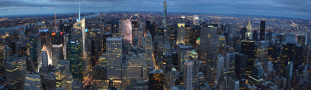 New York : vue depuis l’Empire State Building